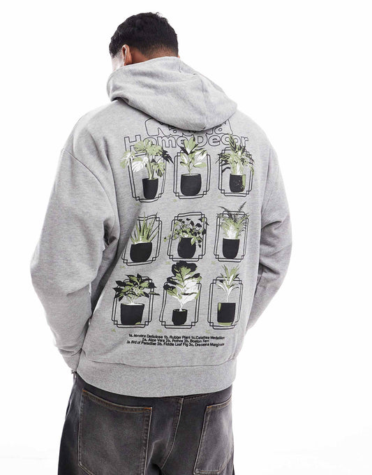 Oversized Hoodie With Back Print