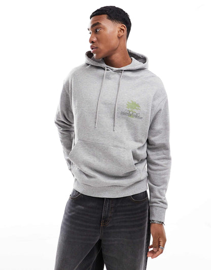 Oversized Hoodie With Back Print