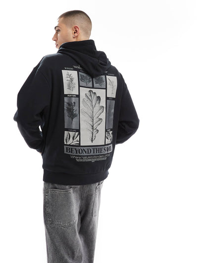 Oversized Hoodie With Back Print