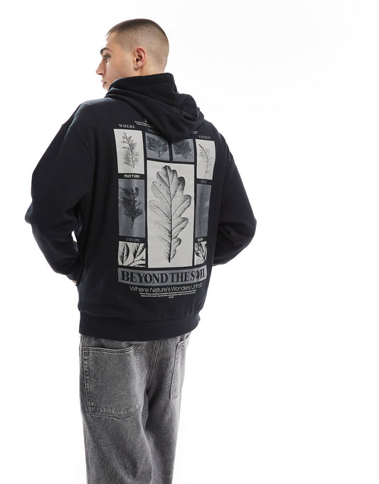 Oversized Hoodie With Back Print