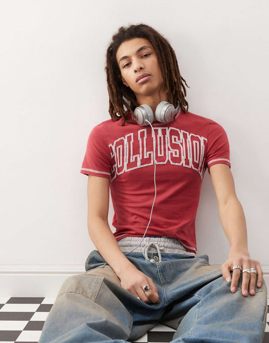 Embroidered Branded T-Shirt