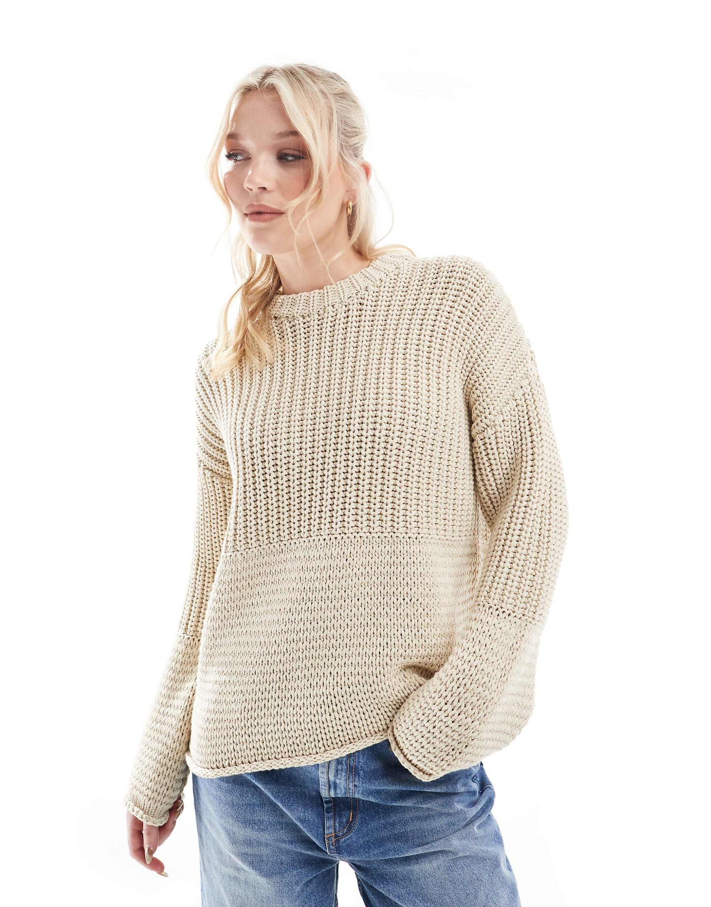 Chunky Crew Neck Jumper