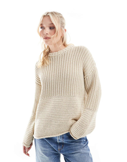 Chunky Crew Neck Jumper