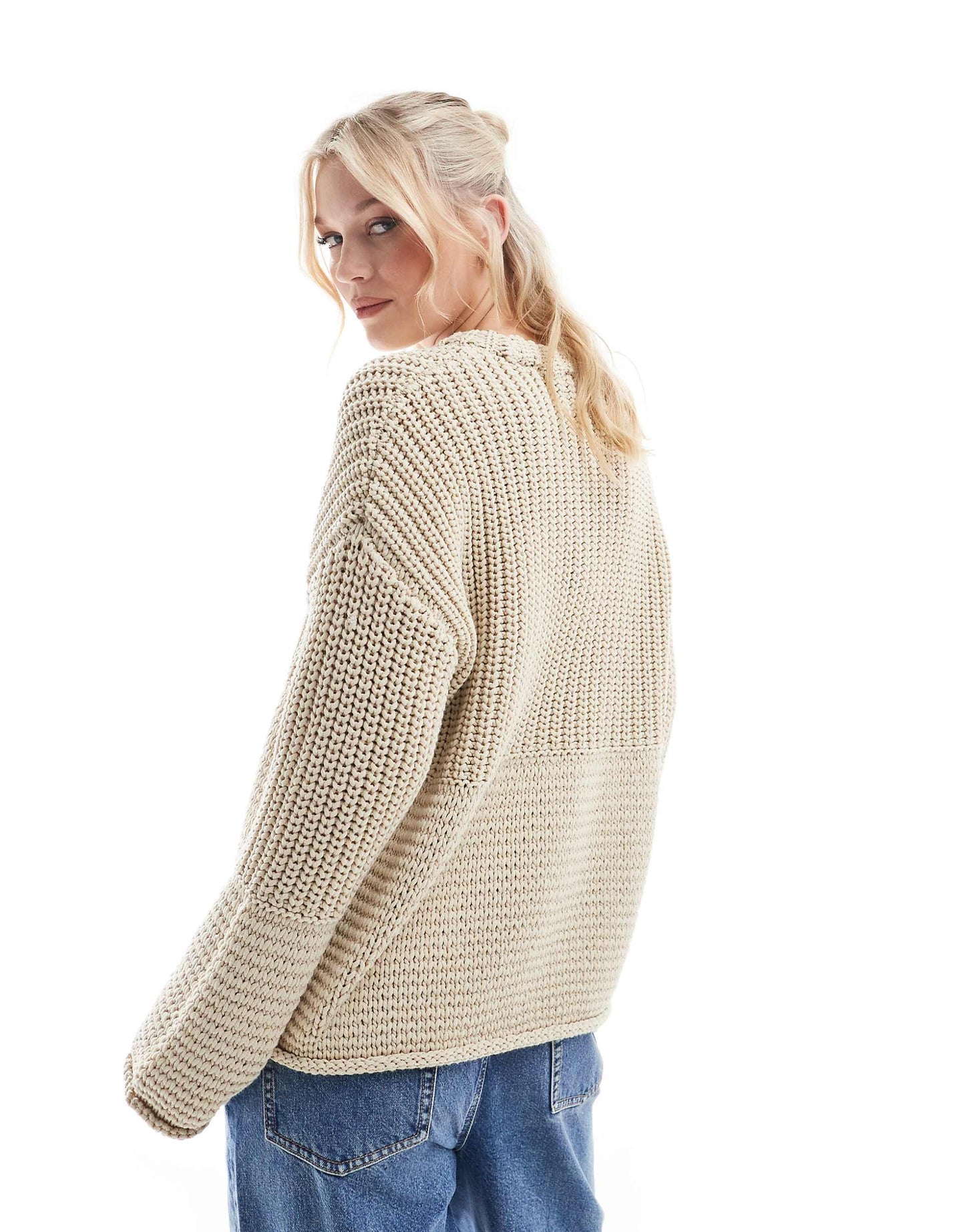 Chunky Crew Neck Jumper