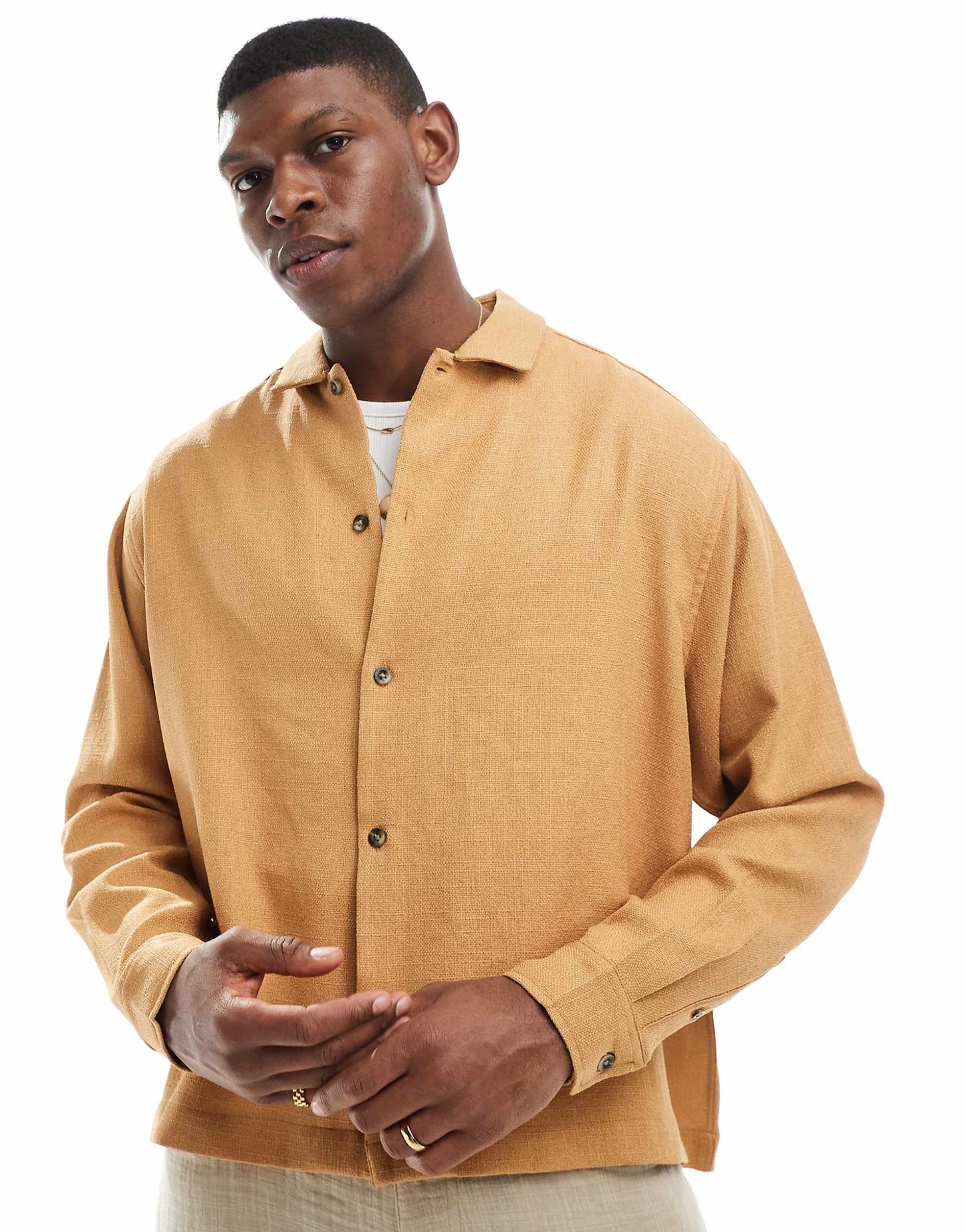 Oversized Textured Shirt