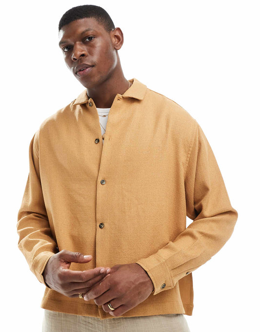 Oversized Textured Shirt