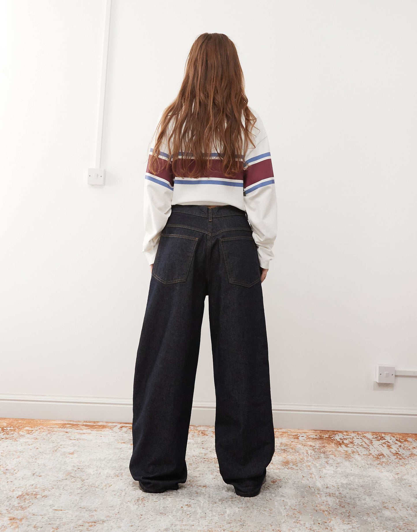 Baggy Seam Detail Jeans