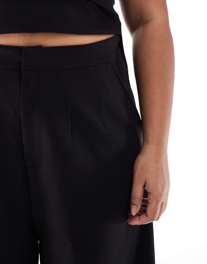 Curve Co-Ord Ponte Barrel Leg Trouser