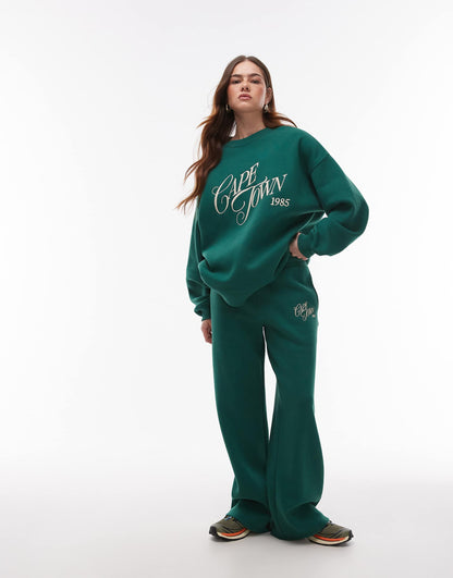 Graphic Cape Town Oversized Sweatshirt Co-Ord