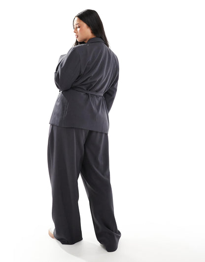 Curve Wide Leg Wrap Front Trouser Co-Ord