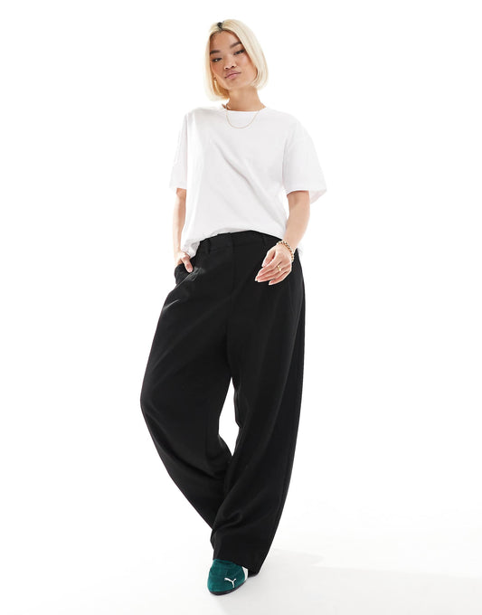 Mix And Match Wide Leg Tailored Trouser Co-Ord