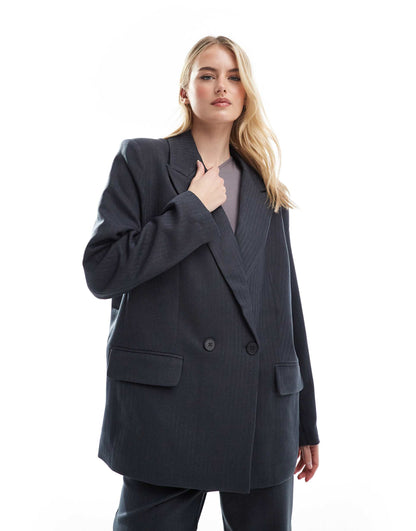 Tall Tailored Herringbone Co-Ord Blazer