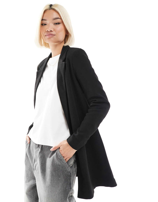 Longline Jersey Blazer
