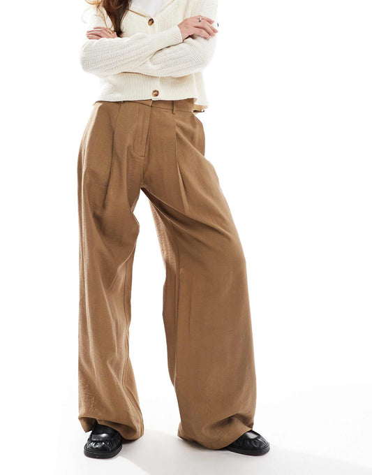 Drapey Tailored Dad Trouser