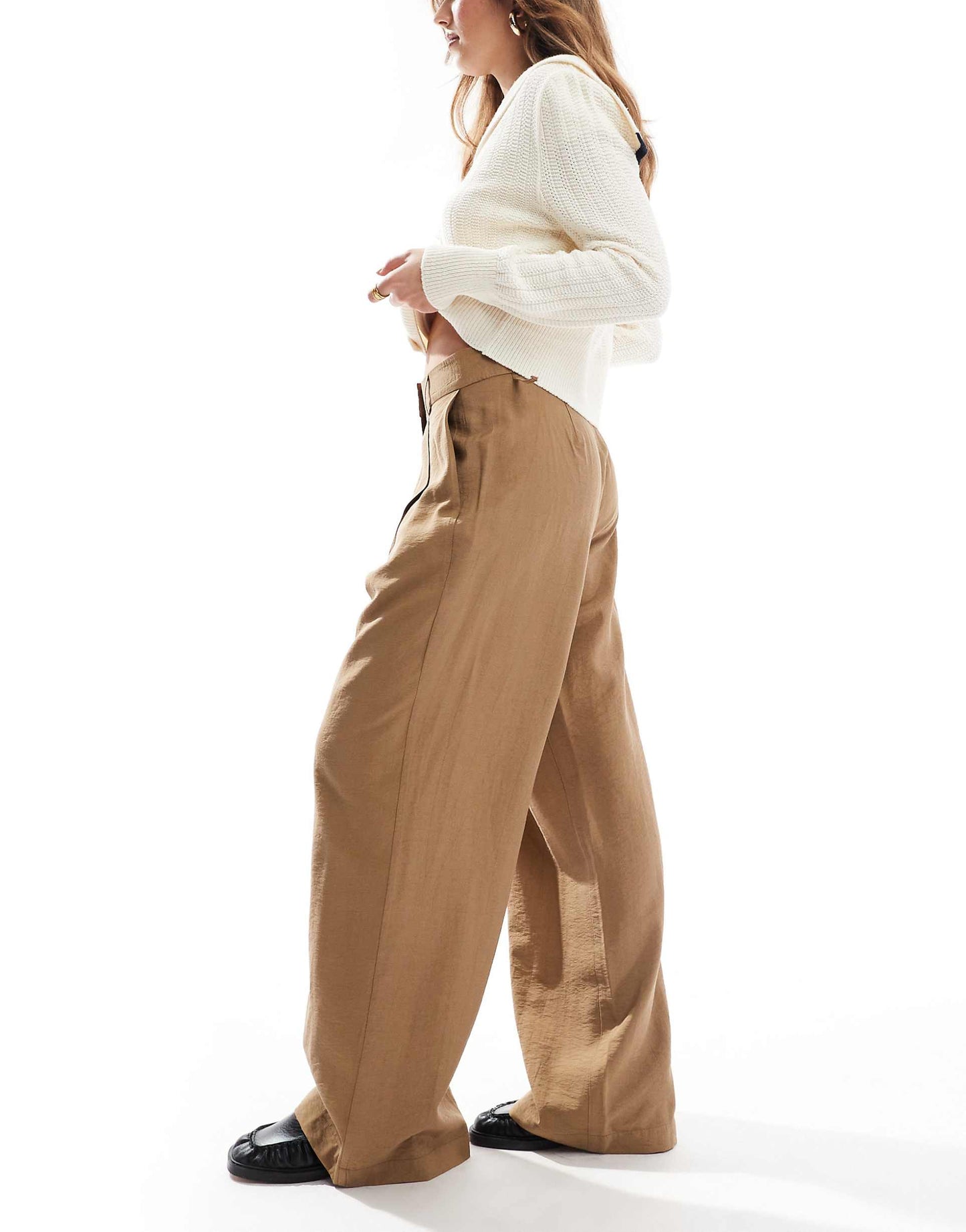 Drapey Tailored Dad Trouser