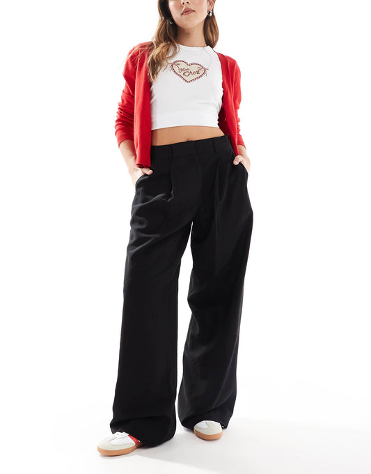 Drapey Tailored Dad Trouser