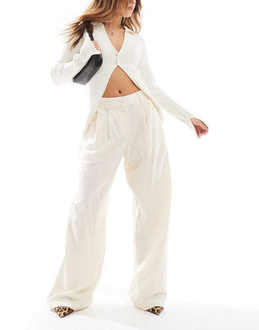 Drapey Tailored Dad Trouser
