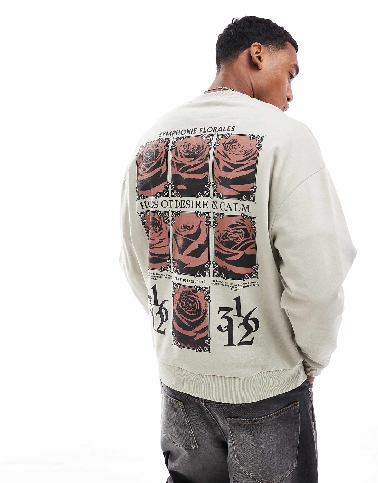 Oversized Sweatshirt With Back Print