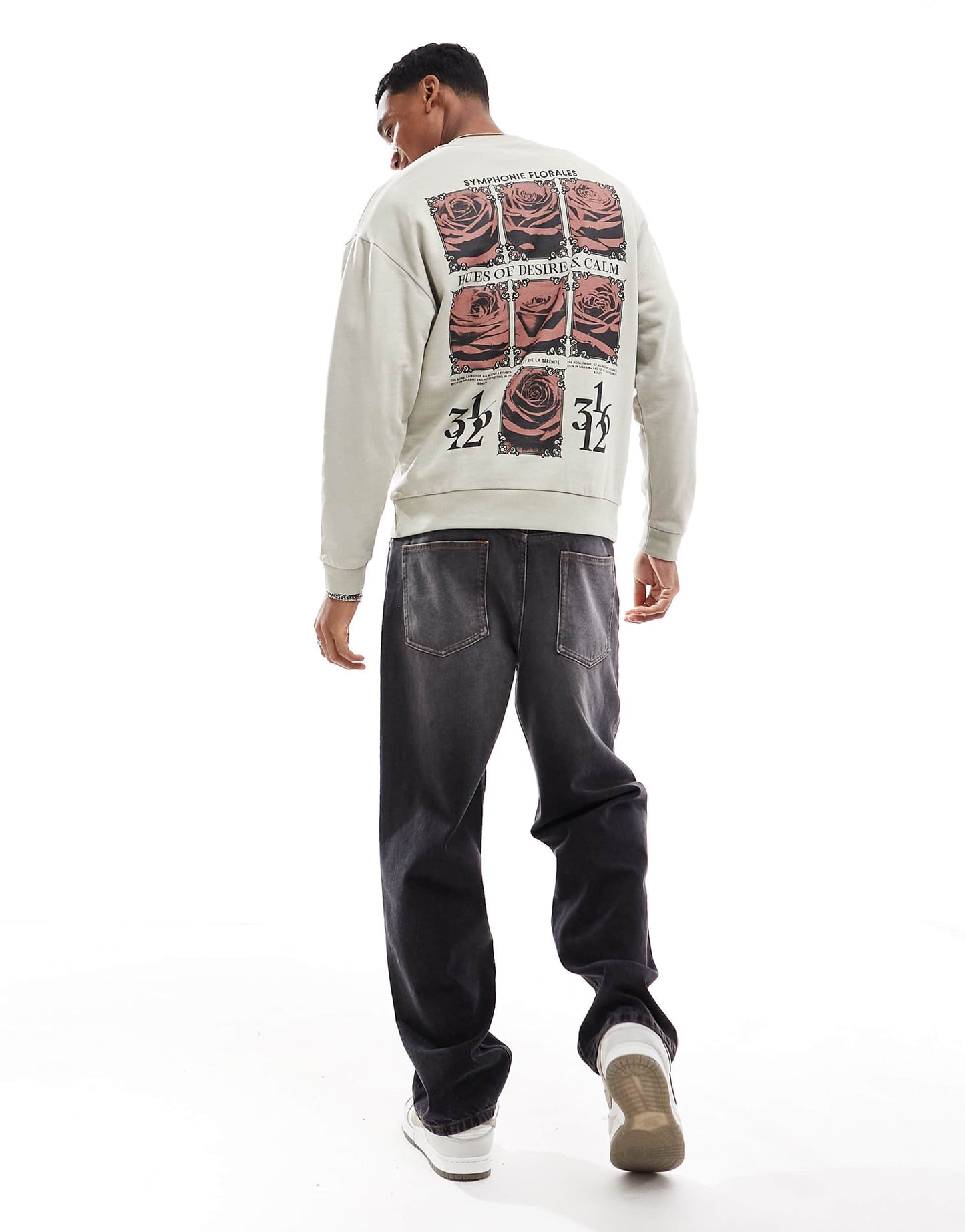 Oversized Sweatshirt With Back Print