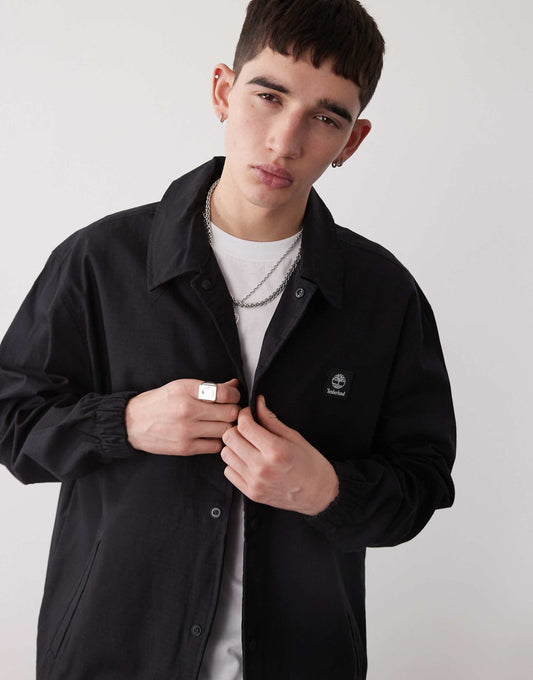 Ripstop Chest Logo Coach Jacket