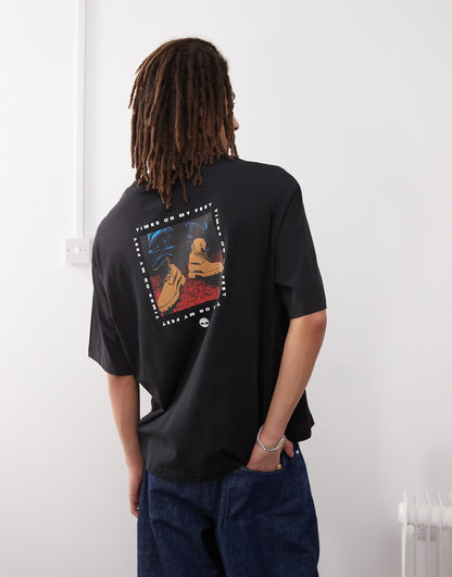 On My Feet Graphic Oversized T-Shirt