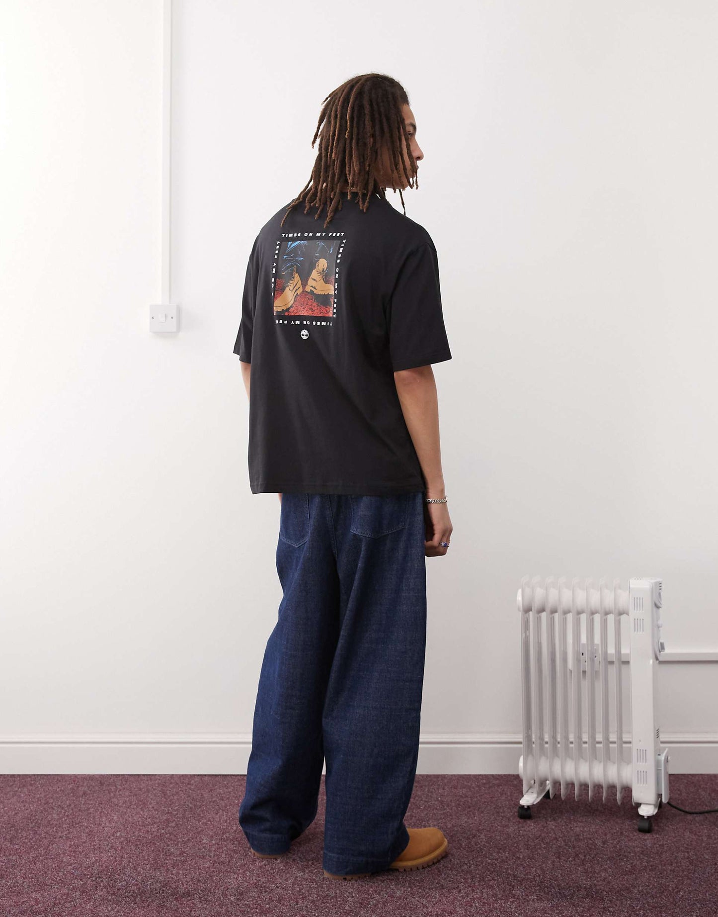 On My Feet Graphic Oversized T-Shirt