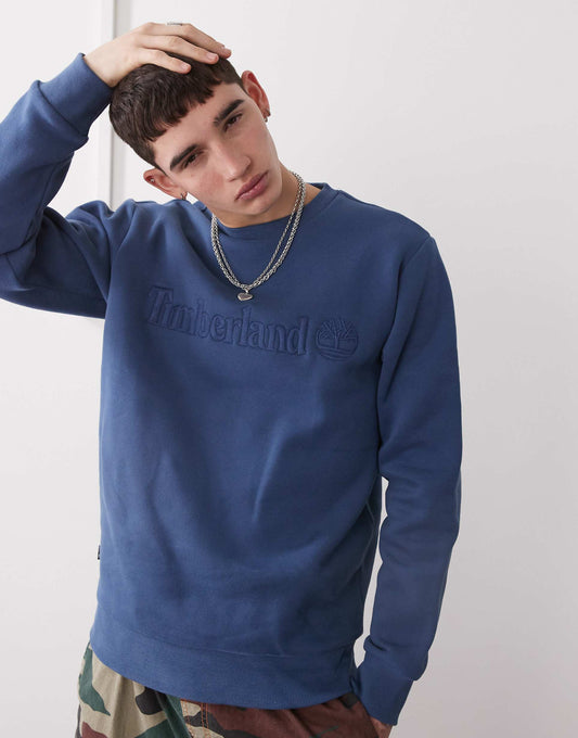 Hampthon Embroidered Chest Logo Sweatshirt