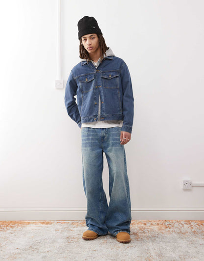 Mid Wash Denim Jacket