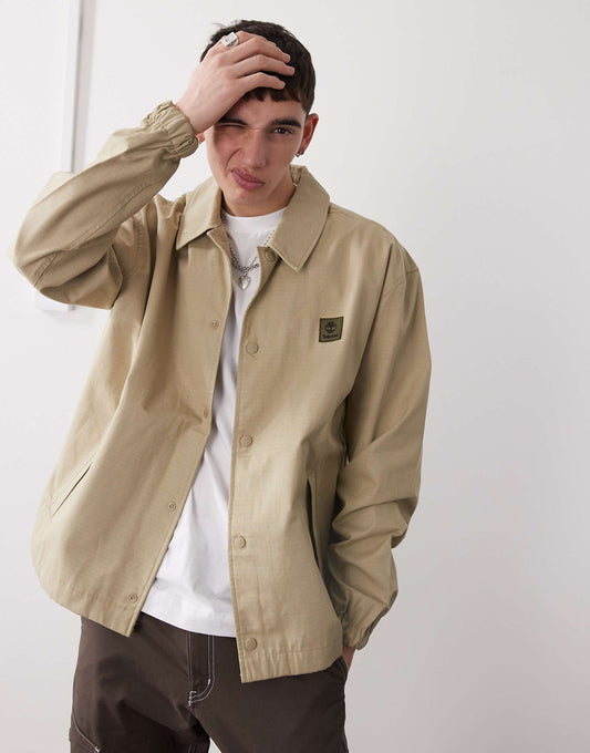 Ripstop Chest Logo Coach Jacket