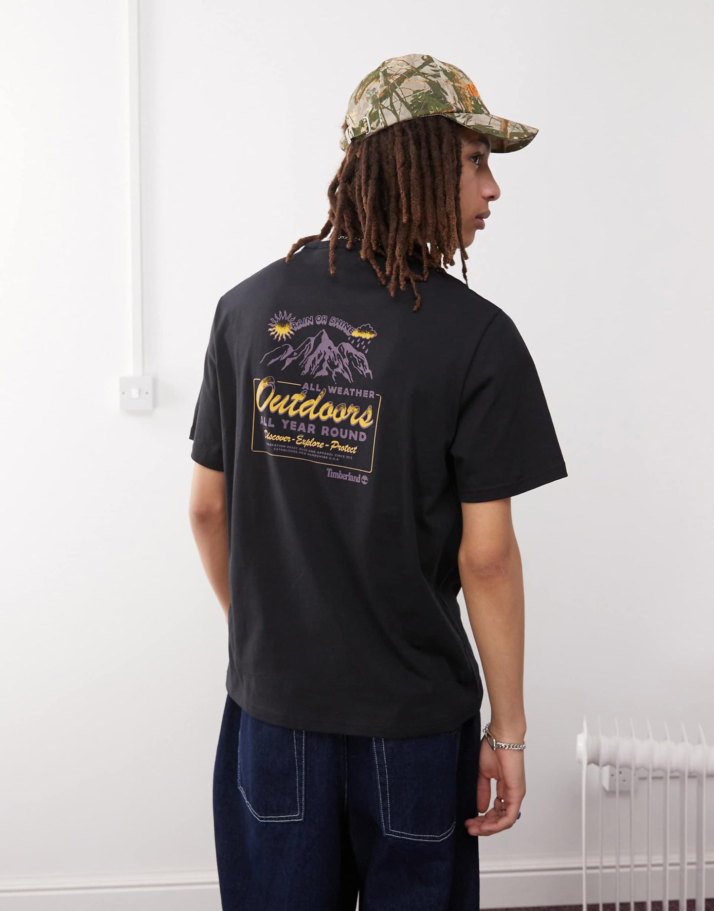 Mountain Landscape Backprint T-Shirt