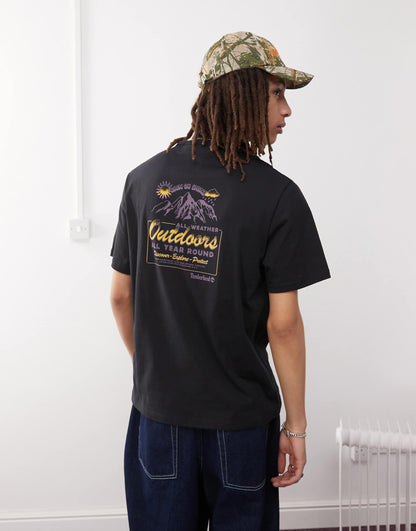 Mountain Landscape Backprint T-Shirt