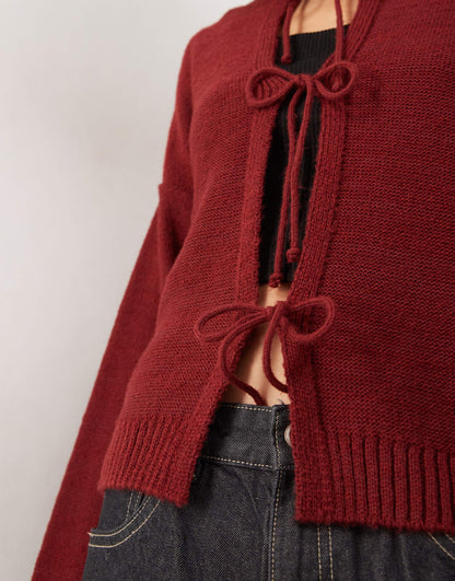 Tie Front Cardigan