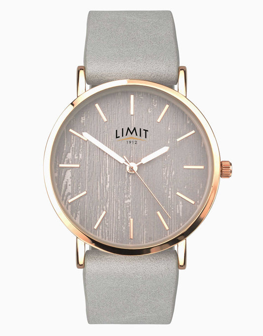 Fashion 35Mm Womens Round Grey Analogue Watch