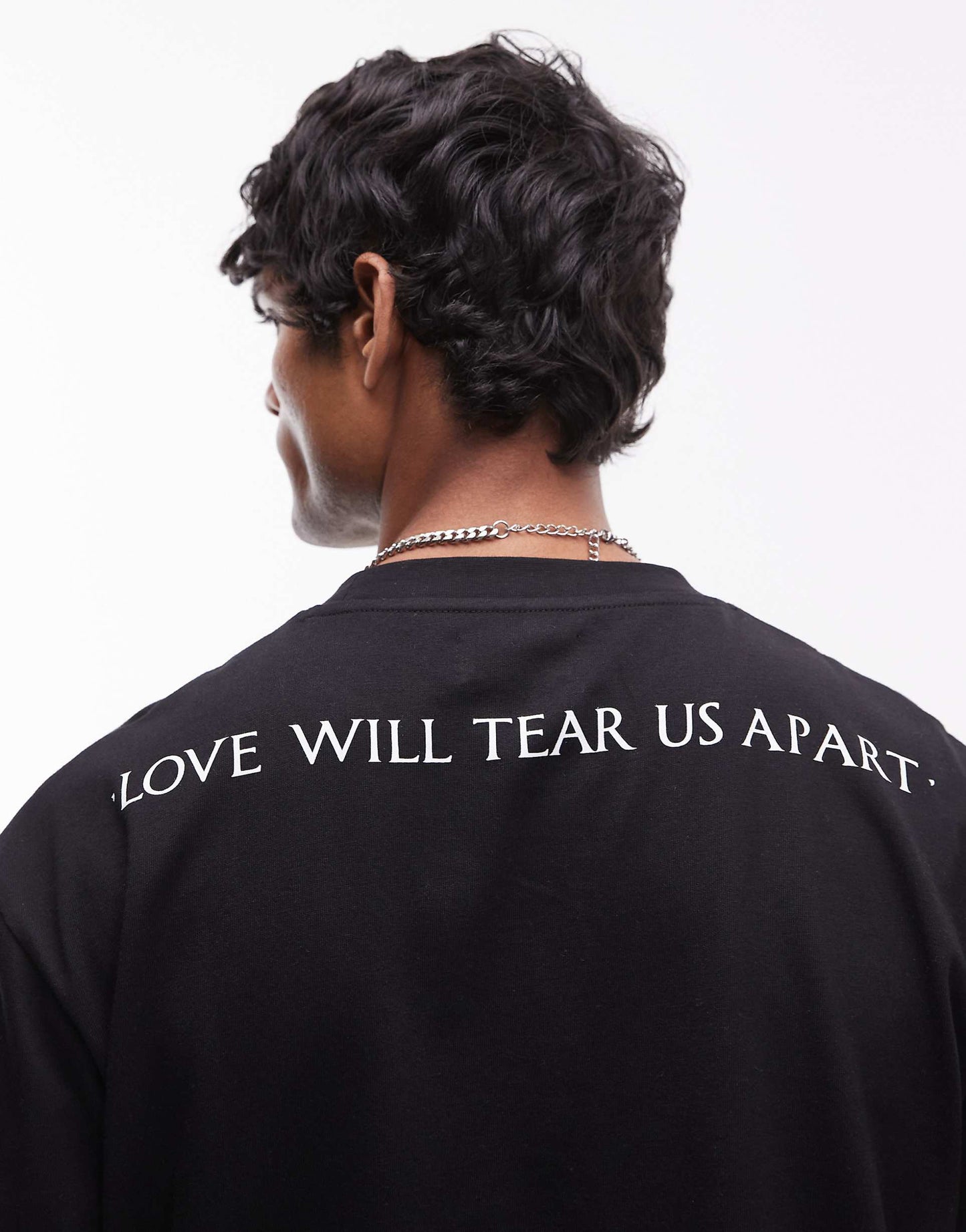 Premium Oversized Fit T-Shirt With Front And Back Joy Division Print