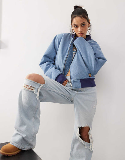Denim Bomber Jacket
