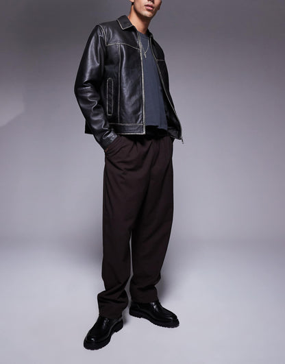 Soft Tailored Balloon Fit Trousers