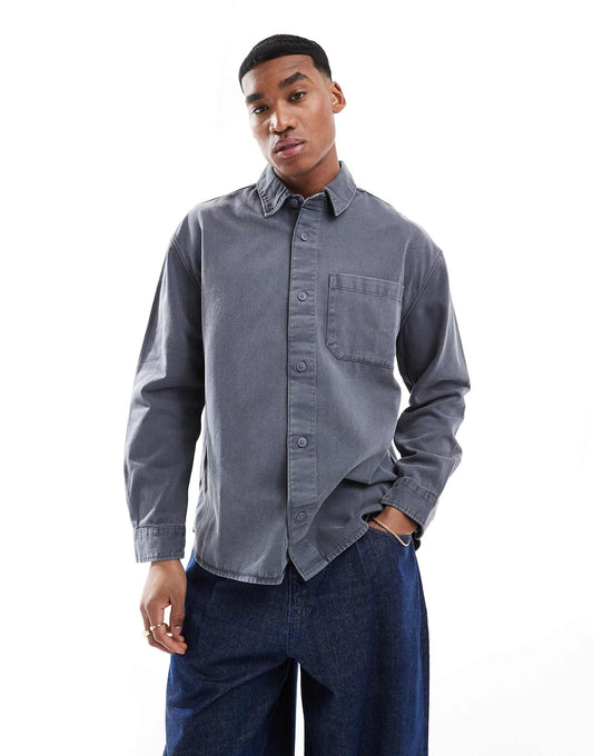 Relaxed Fit Overdyed Shirt