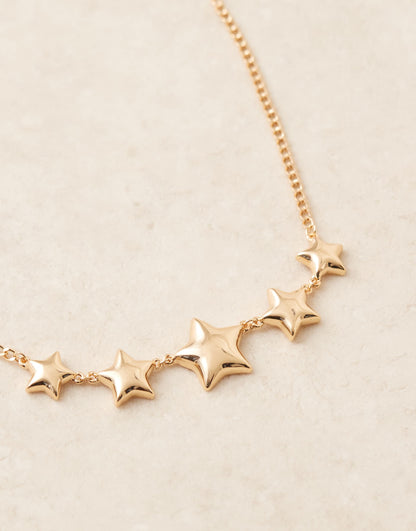 Statement Gradient Star Necklace