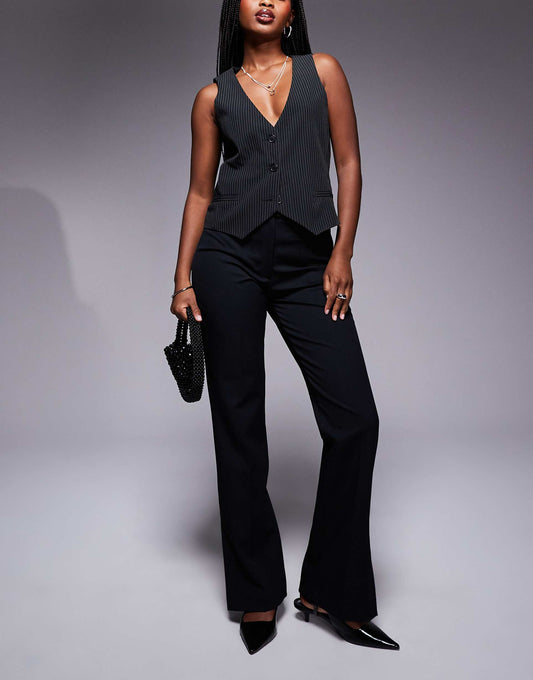 Tailored Trouser With Split Hem