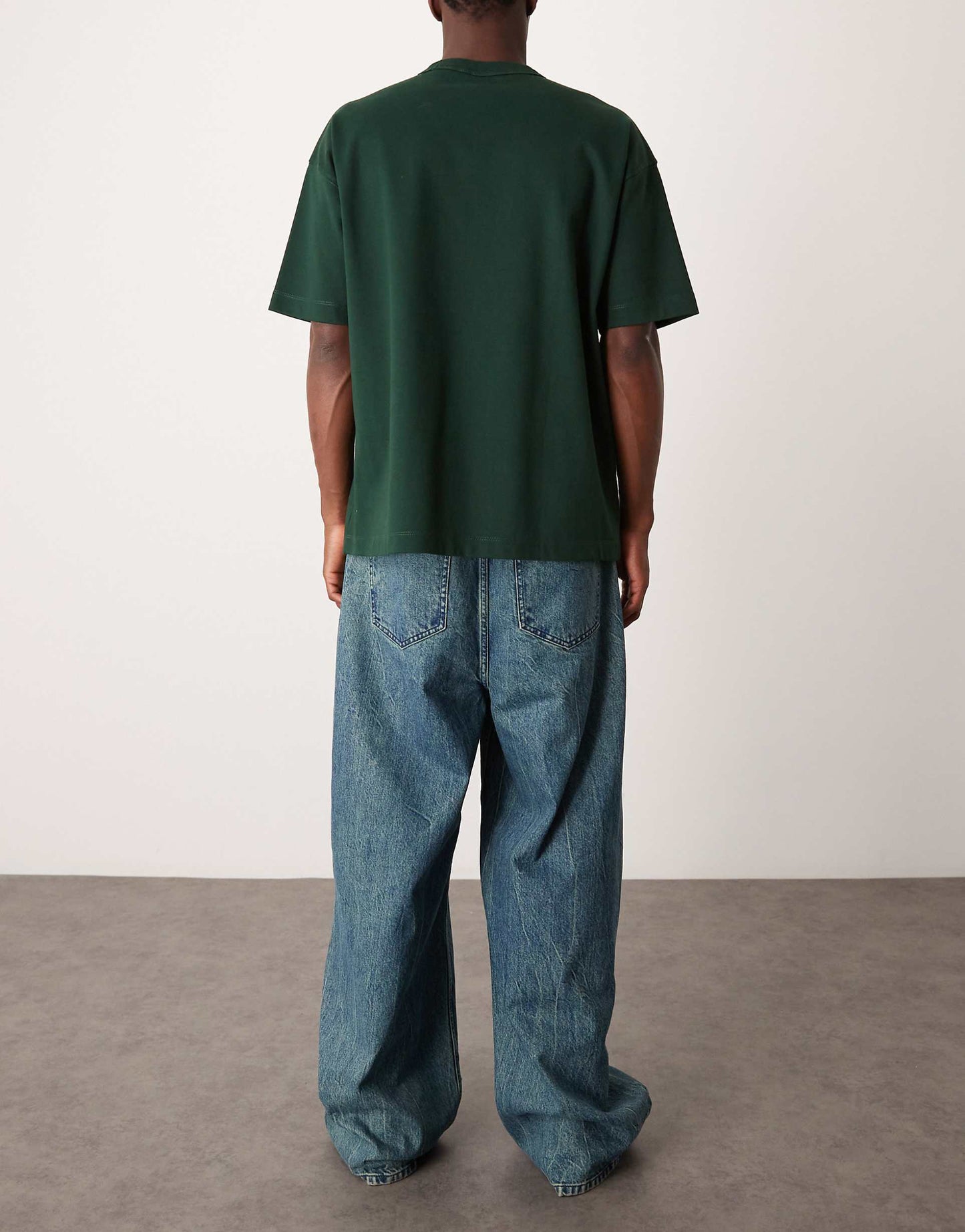 Loose Fit Jean With Low Rise And Wide Hem