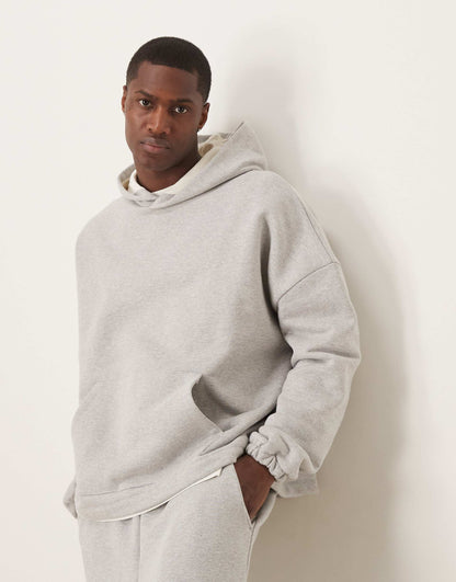 Co-Ord Premium Heavyweight Boxy Oversized Hoodie 650Gsm