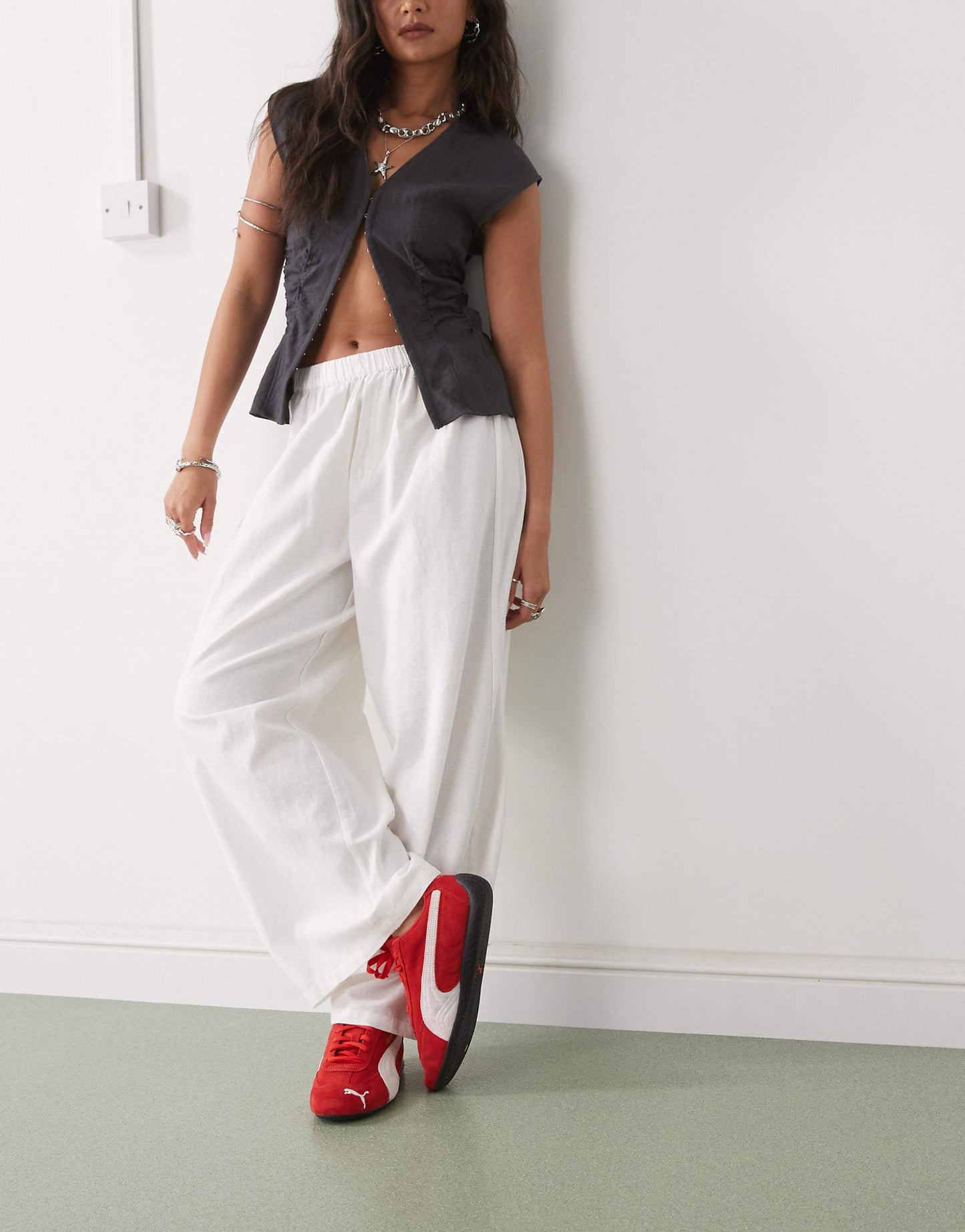 Relaxed Linen Balloon Pant