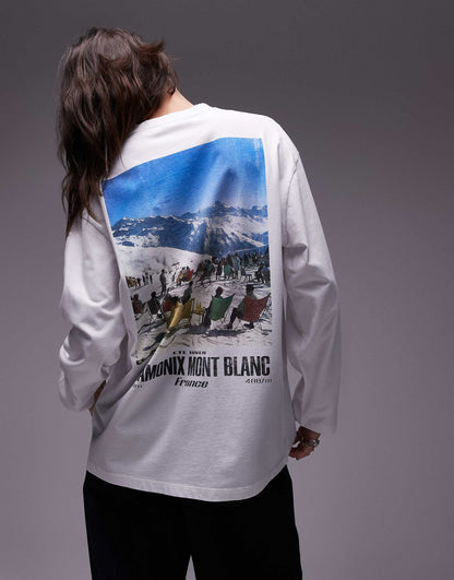 Graphic Chamonix Long Sleeve Skater Tee