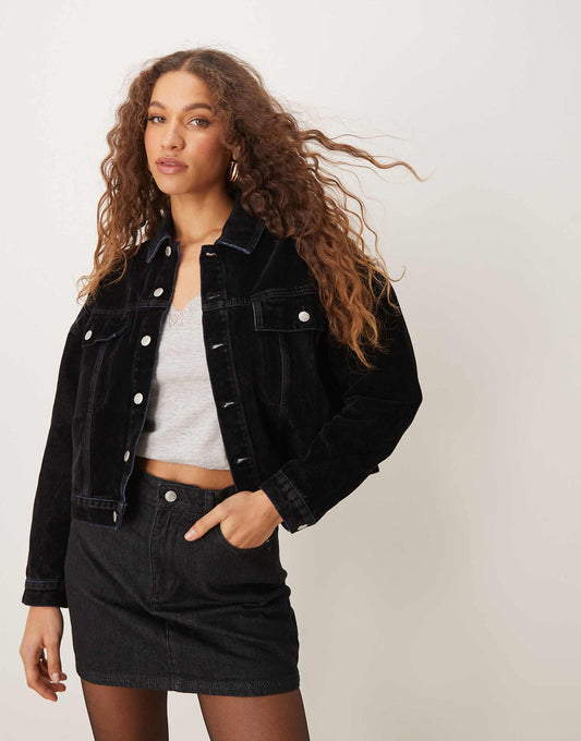 Flocked Western Jacket