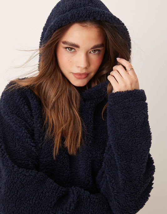 Borg Oversized Hoodie