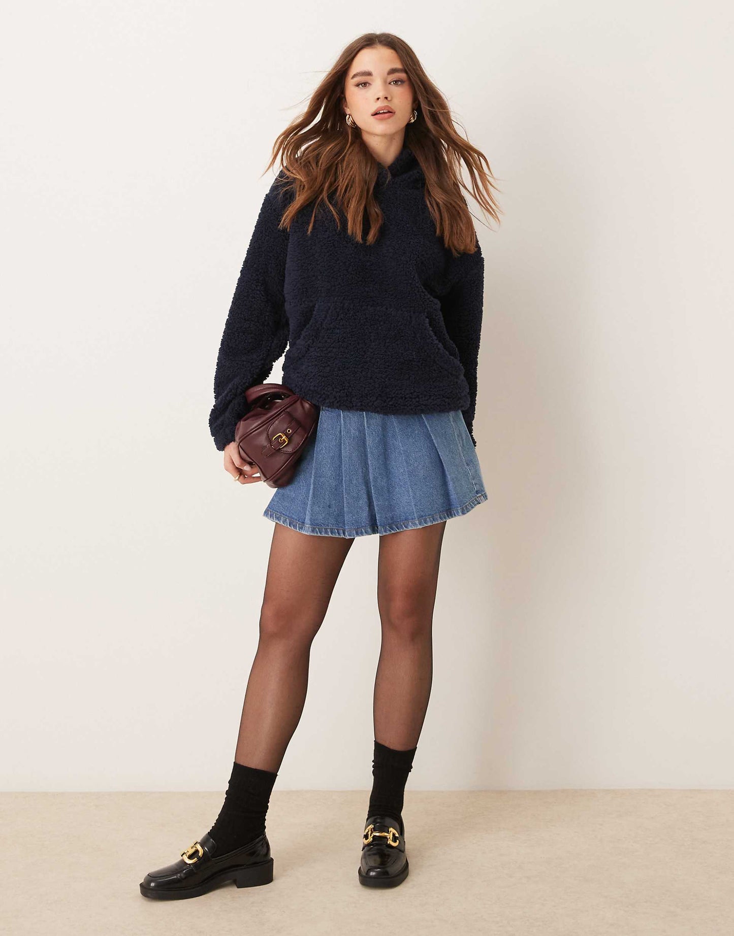 Borg Oversized Hoodie