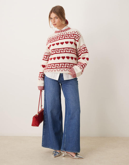 Palazzo Wide Leg Jeans