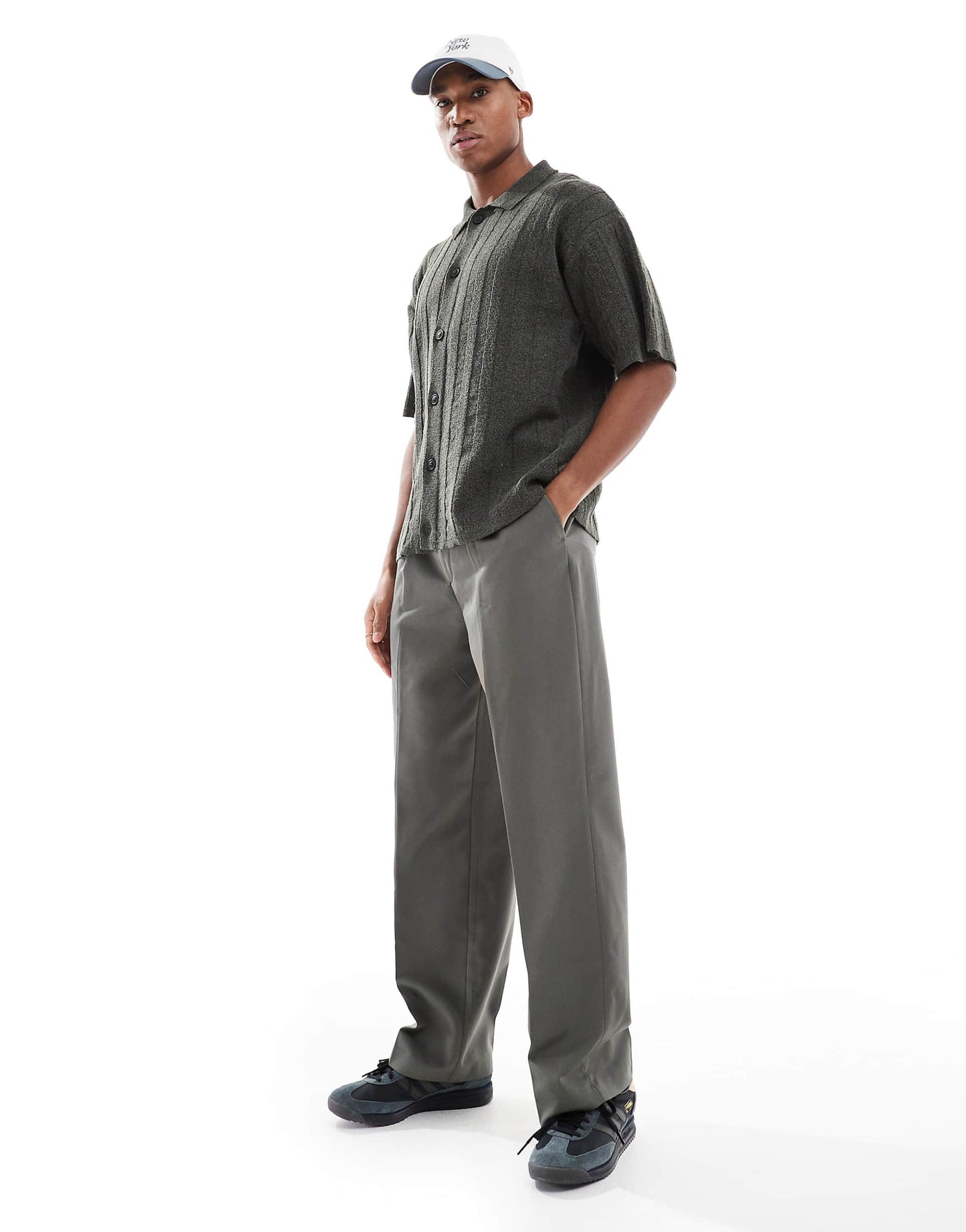 Knitted Rib Overshirt