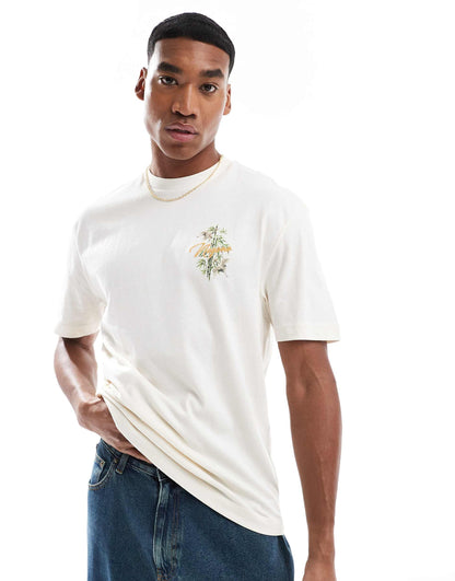 Naha Cranes Back Print T-Shirt