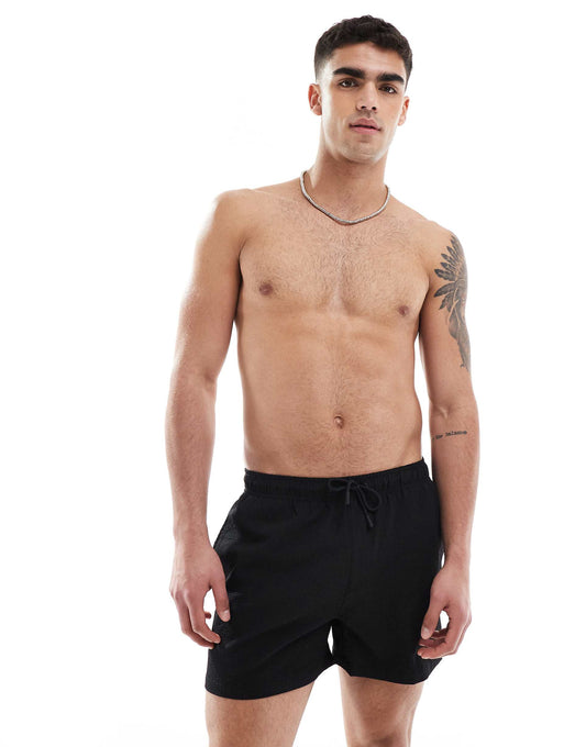 Seersucker Swim Trunks